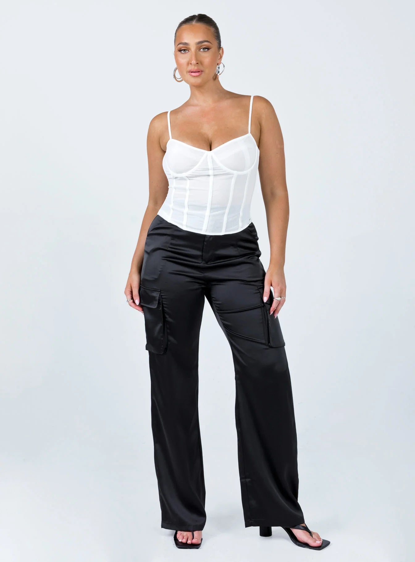 Gilmore Cargo Pants Black