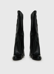 Ritz Knee High Boots Black