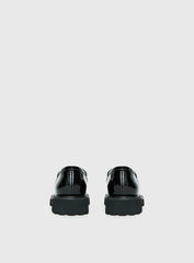 Face The Wind Faux Leather Loafers Black