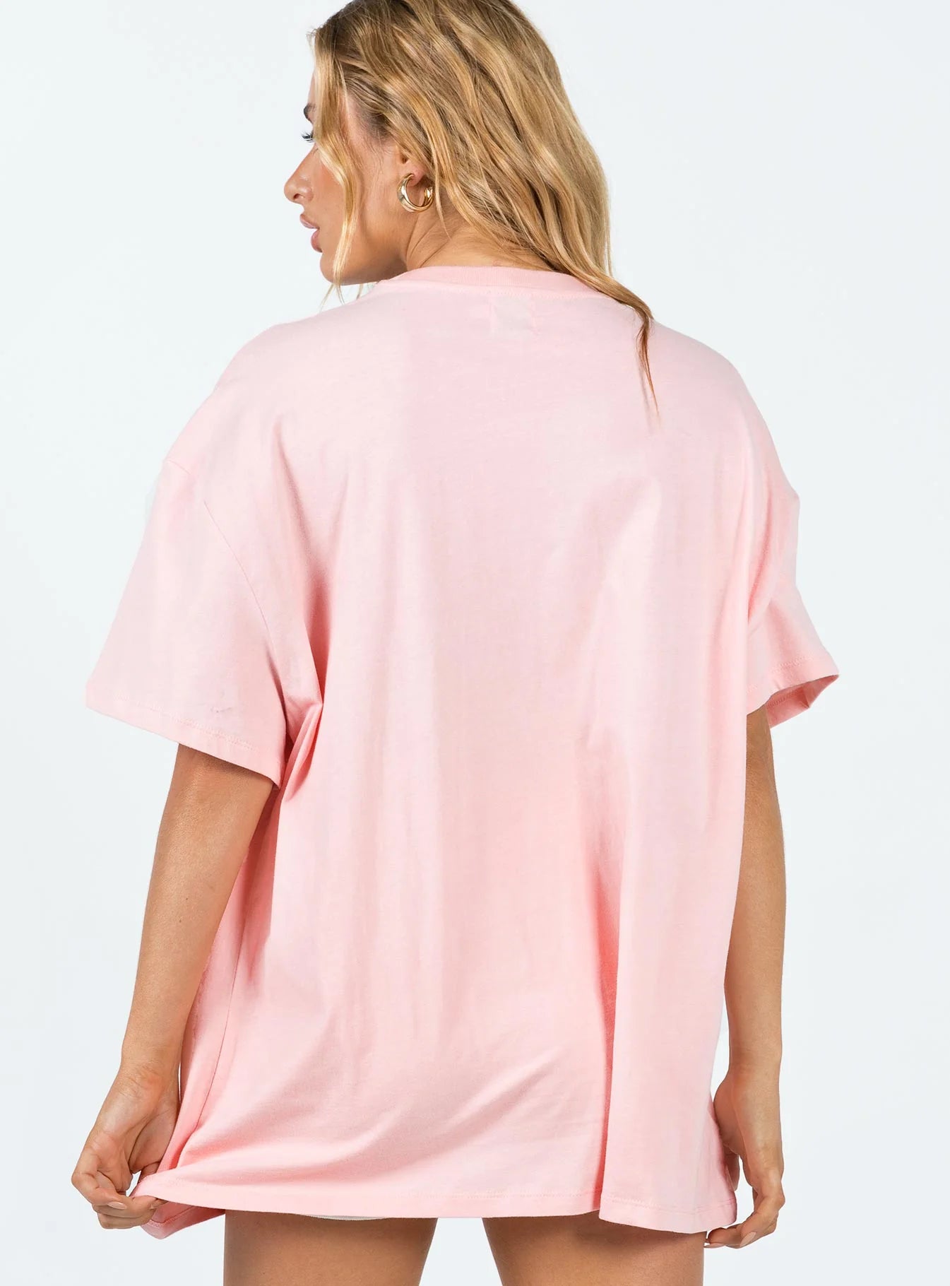 Soleil Oversized Tee Pink