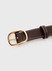 Weekend Travels Belt Brown