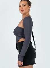 Koslo Bolero Top Slate