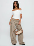 Murmur Off Shoulder Top White