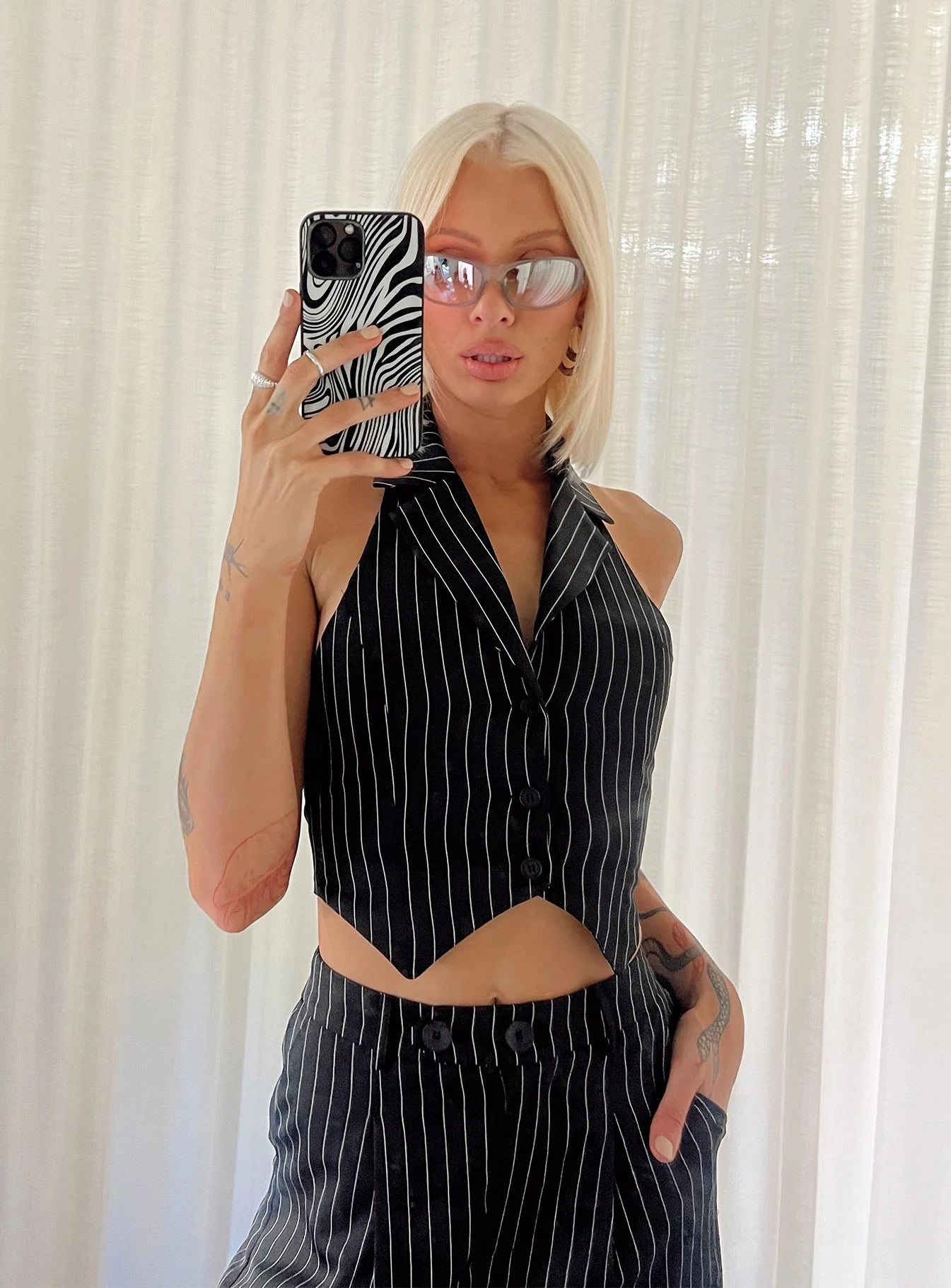 Zia Set Black Stripe
