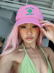 Arizona Desert Dad Cap Pink