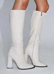 Mercury Boots Ecru