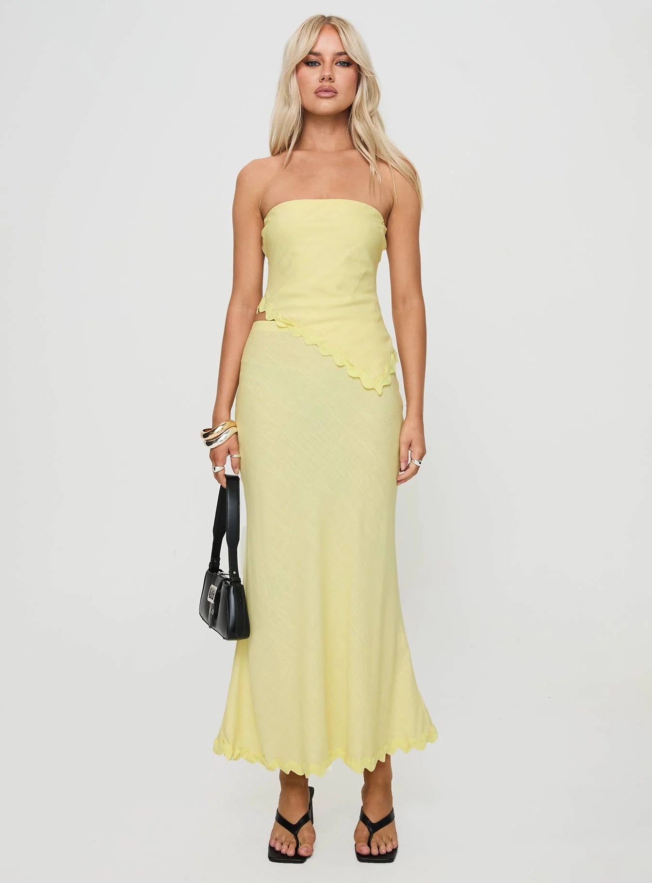 Silvershore Maxi Skirt Yellow