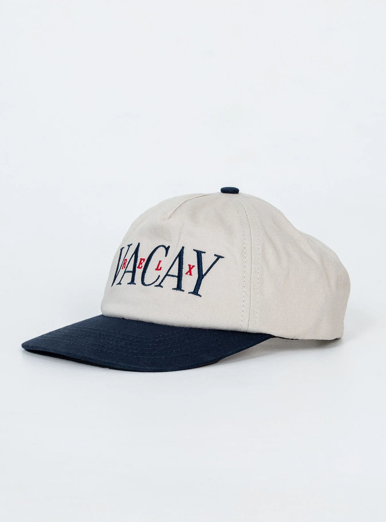 Vacay Hat Cream / Navy
