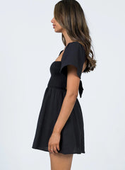 Summer Nights Mini Dress Black Petite