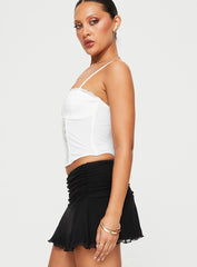 Coletto Corset Top White