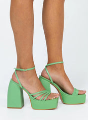 La Belle Heels Green