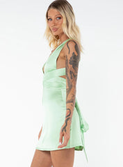 Katina Mini Dress Green Tall