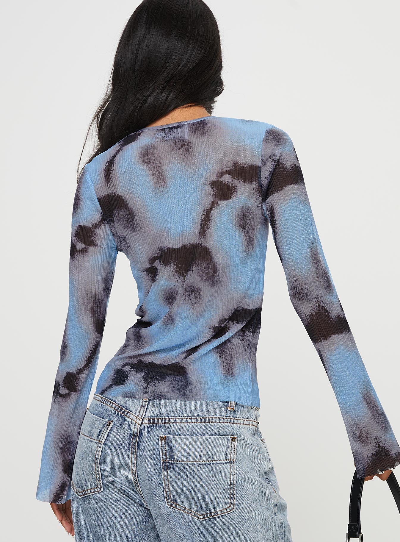 Mallawa Long Sleeve Top Blue
