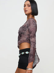 Empty Space Top Leopard
