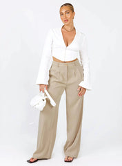 Archer Pants Taupe Eco Tall