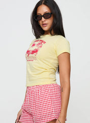 Surf Club Tee Yellow