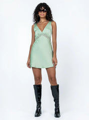 Briannar Mini Dress Sage
