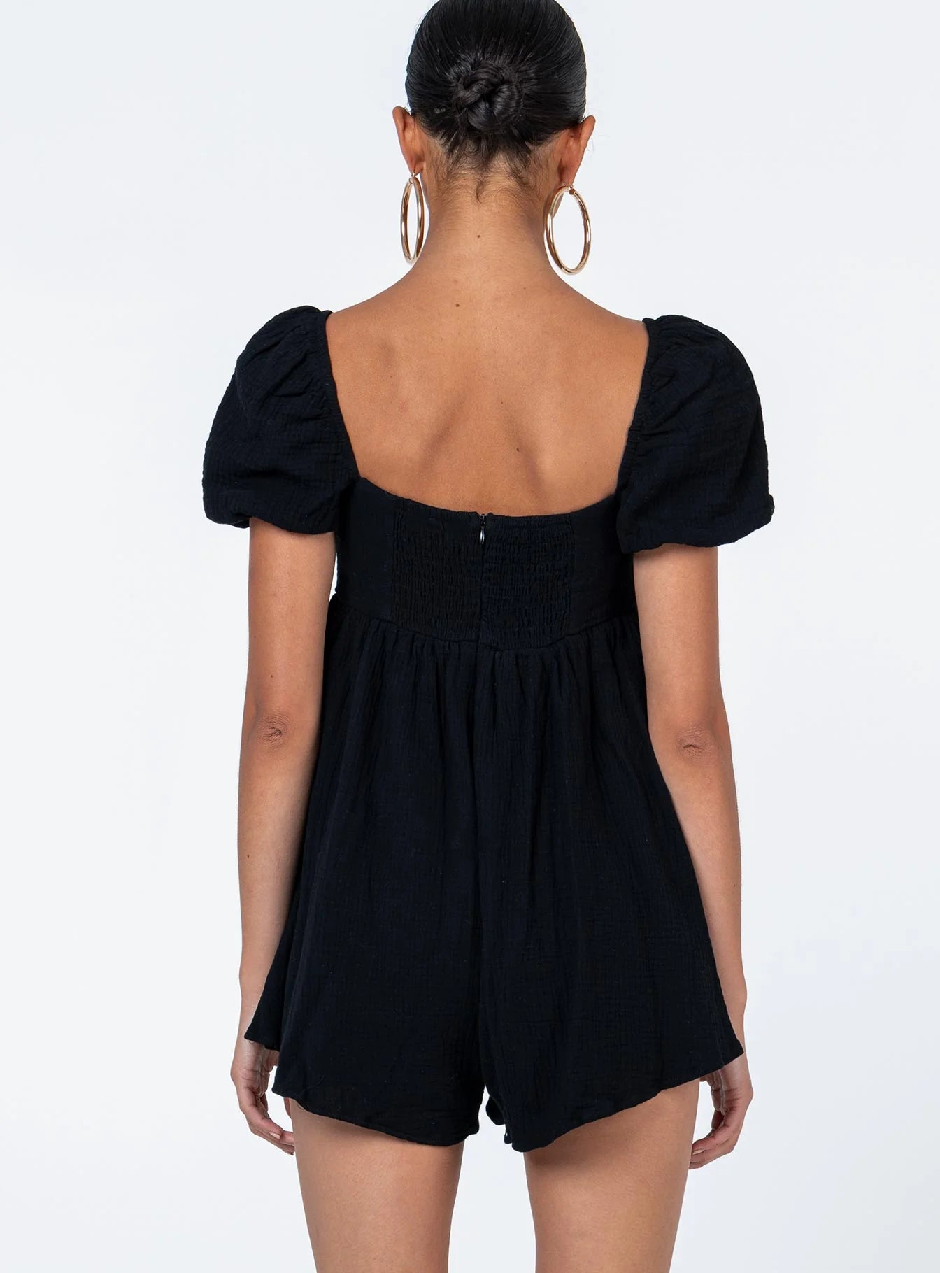 Lorna Romper Black