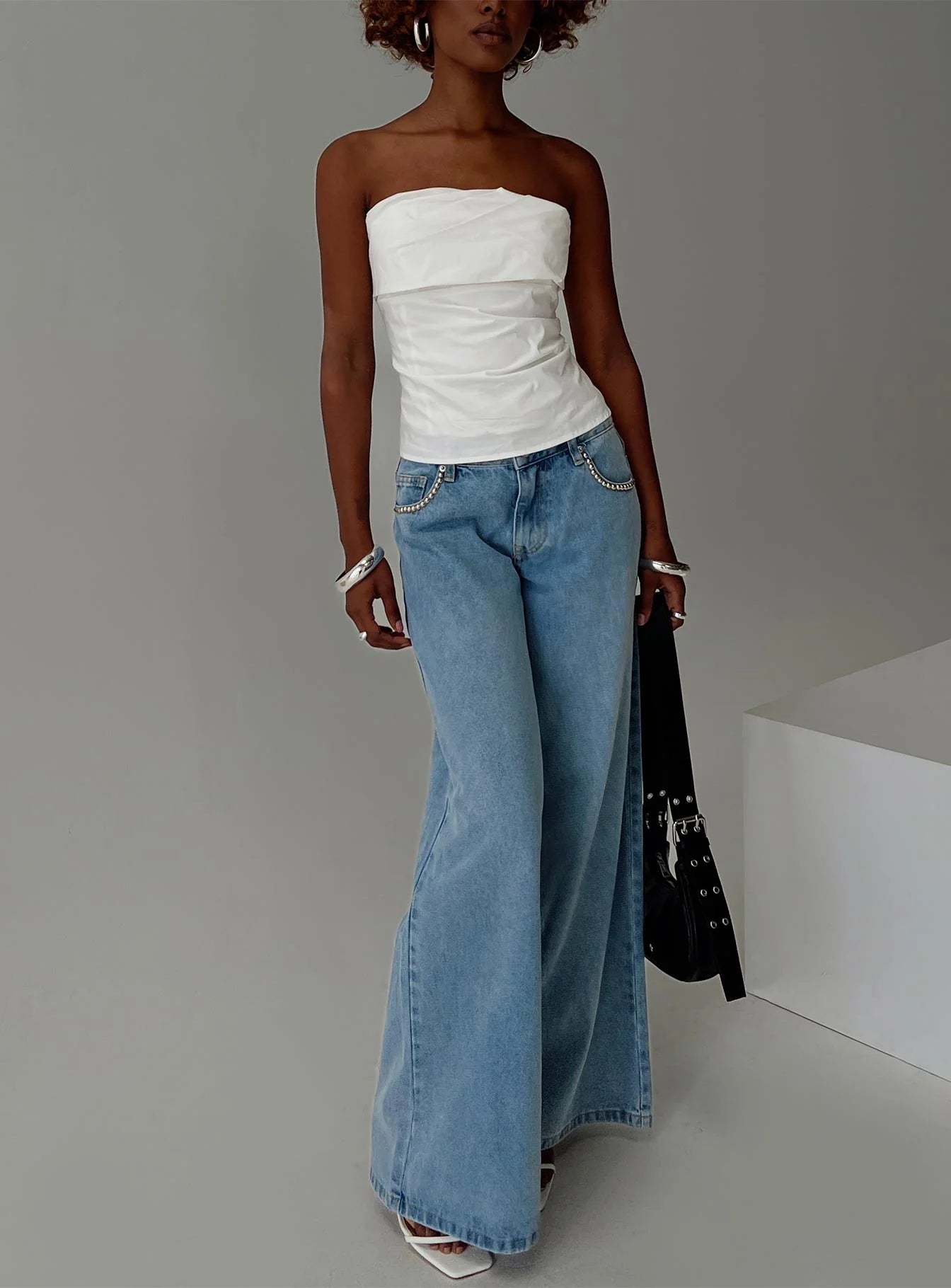 Xandria Strapless Top White
