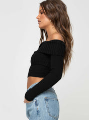 Tagula Off The Shoulder Top Black