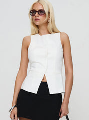 Theodosia Top White