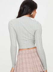 Tinkla Long Sleeve Top Grey