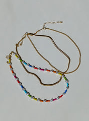 Brando Necklace Gold / Multi