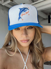 Vacay Mode Trucker Hat Blue / White