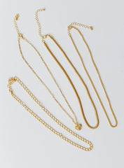 DeLuca Chain Necklace Gold