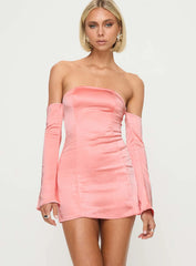 Amalea Mini Dress Dusty Pink