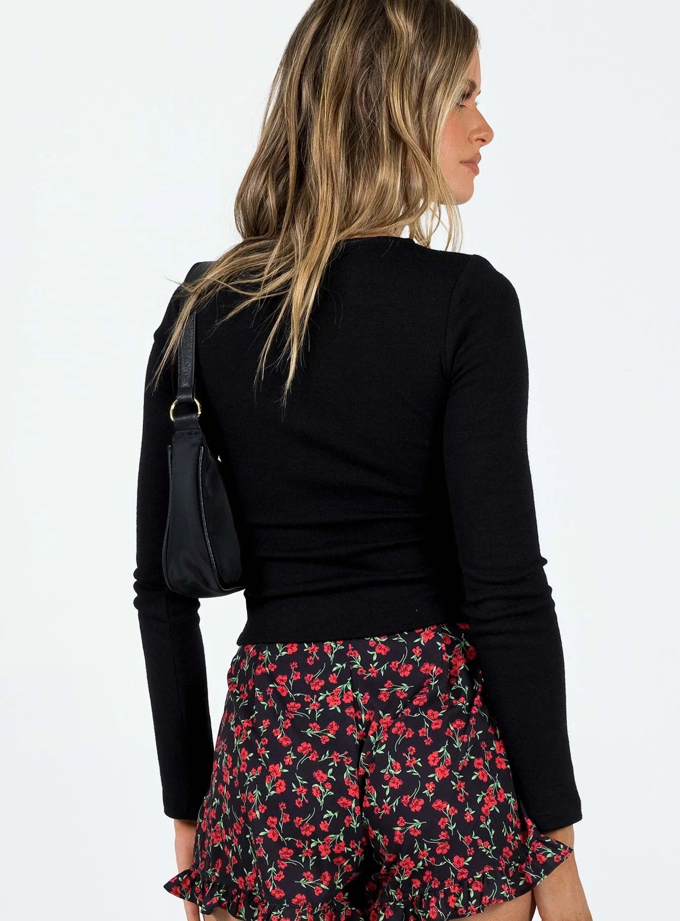 Basalt Long Sleeve Top Black