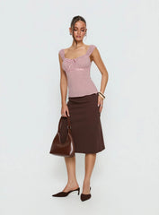 Garconne Top Pink Polka