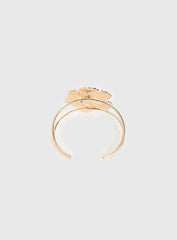 Set Adrift Flower Cuff Gold