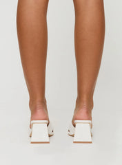 Brielle Heels White
