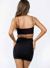 Honour Mini Dress Black