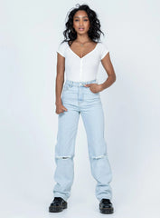 Wayne Bodysuit White