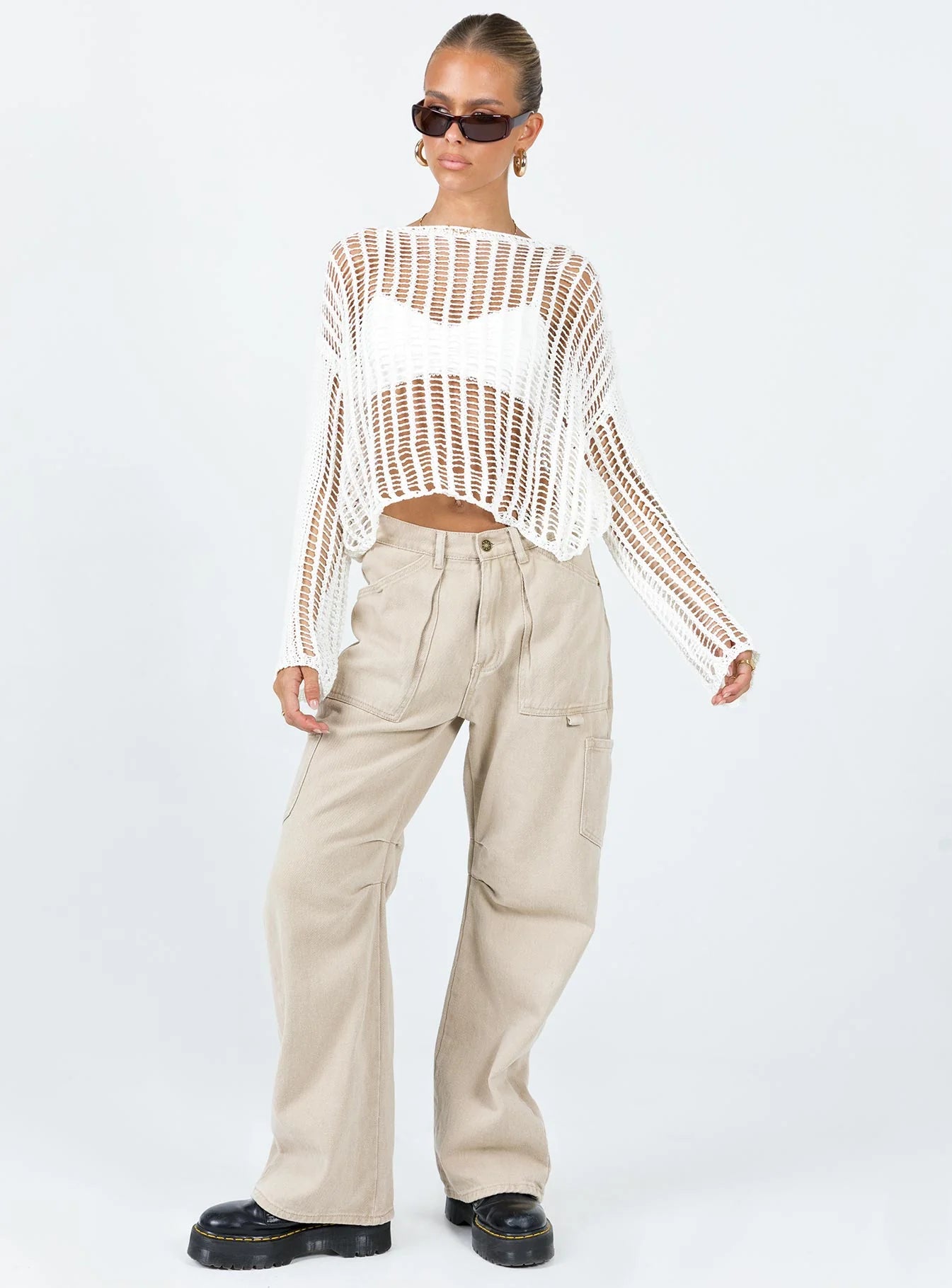 The Kennedy Sweater White