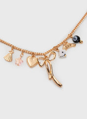 Good Luck Babe Charm Bracelet Multi