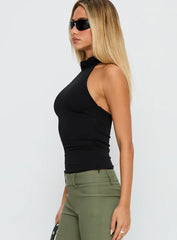 Merril Halter Top Black