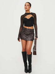 Mckeon Long Sleeve Top Black