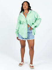Swindon Shirt Green Stripe