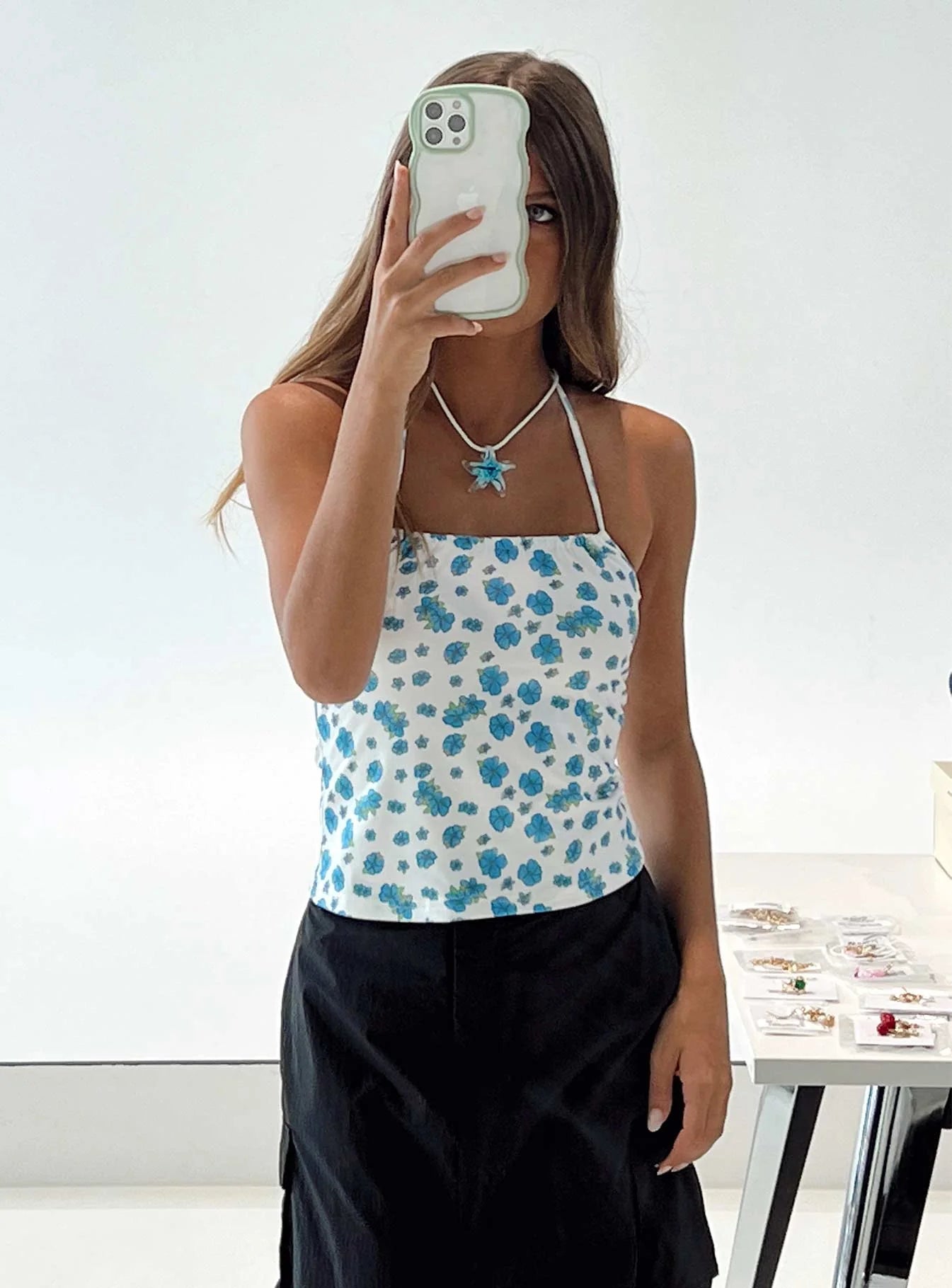 Halt It Top Floral