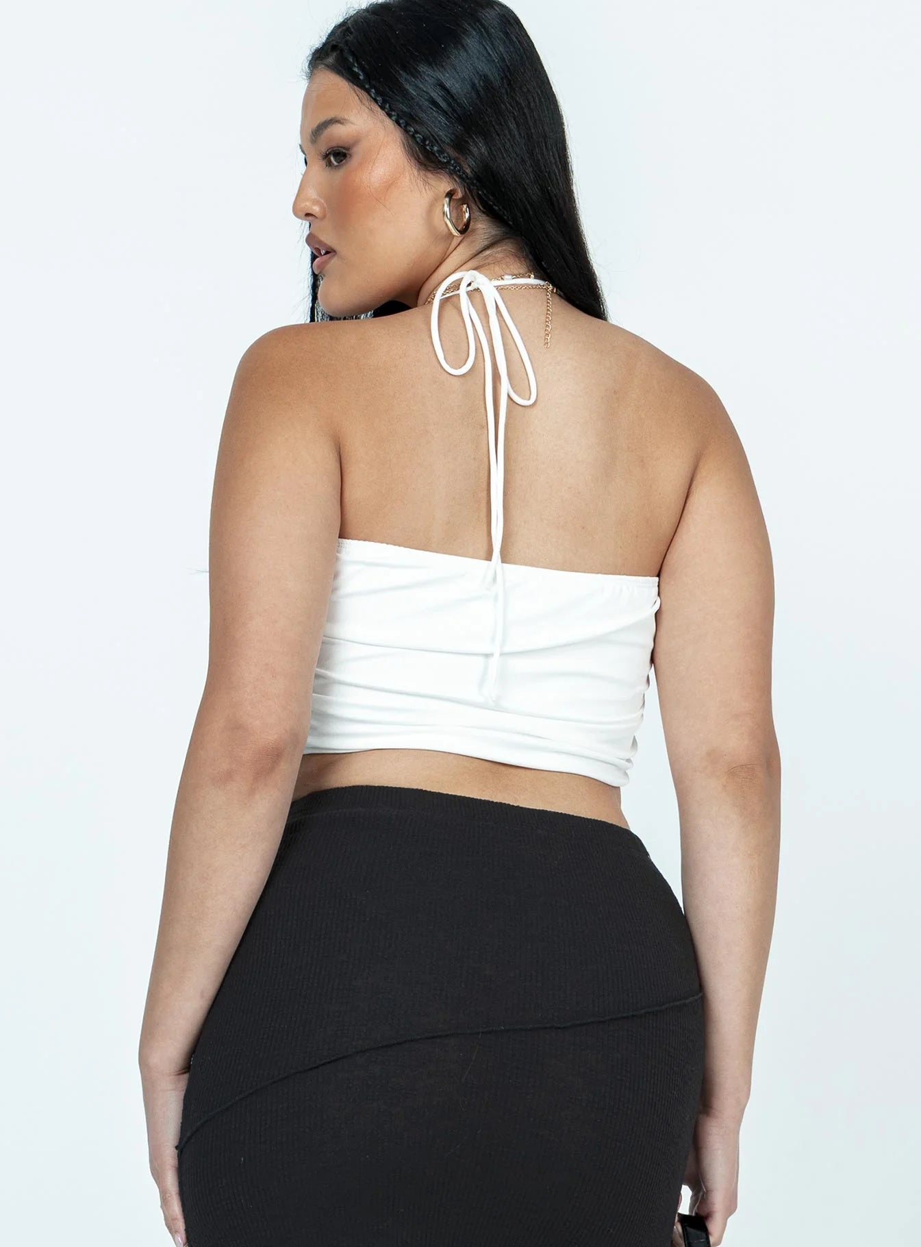Hunter Corset Top White