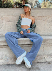 Paige Mid Rise Cargo Jean Denim