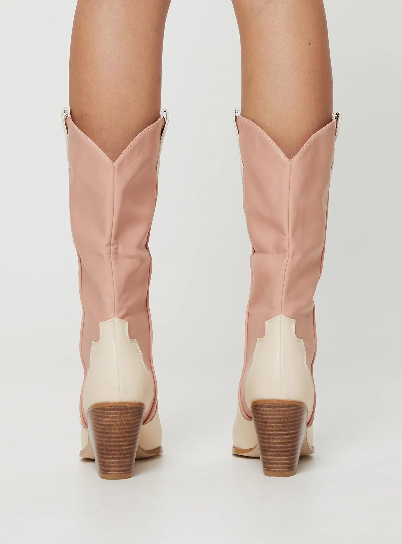 Billini Claudette Boots Pink / White