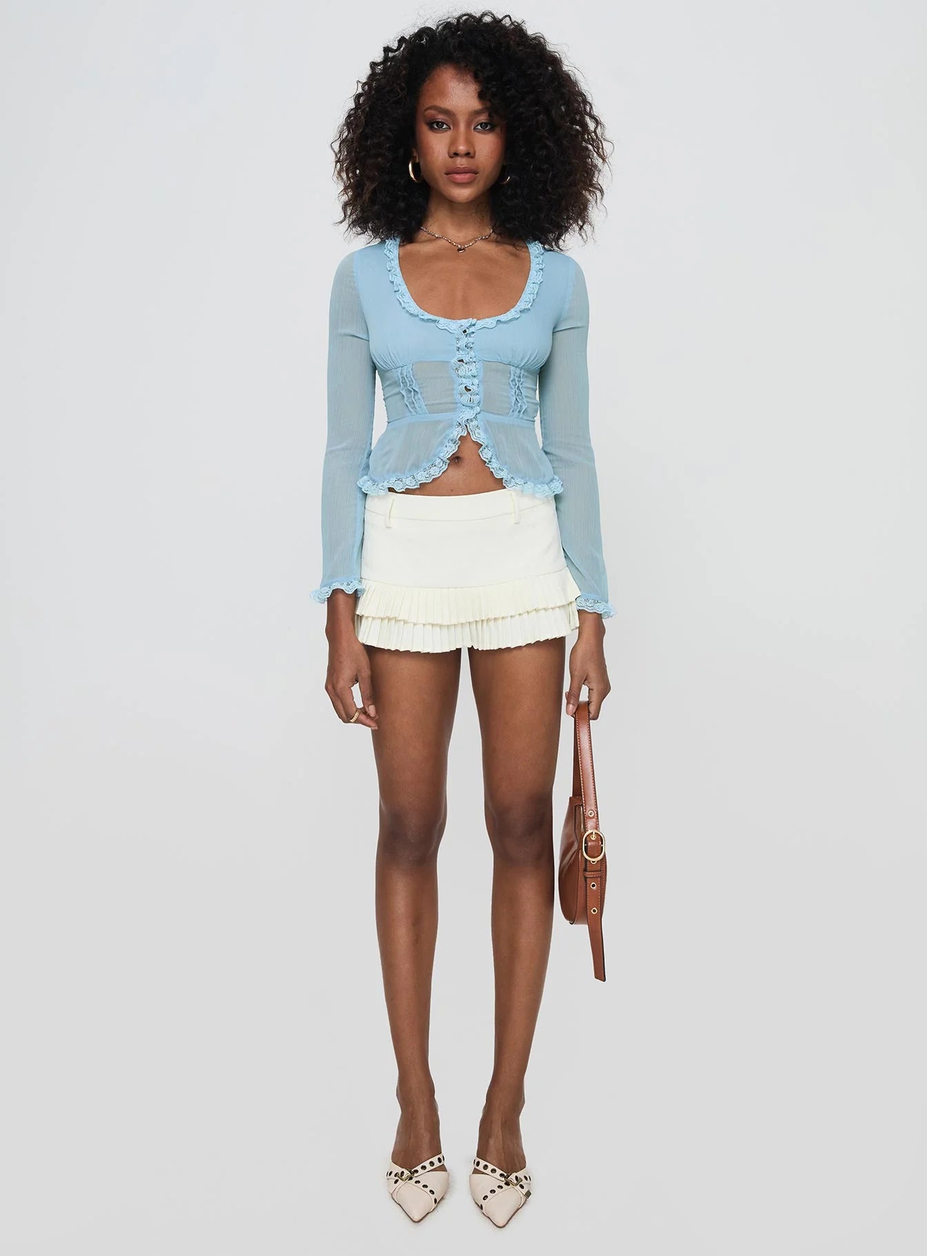 Guillet Long Sleeve Top Blue