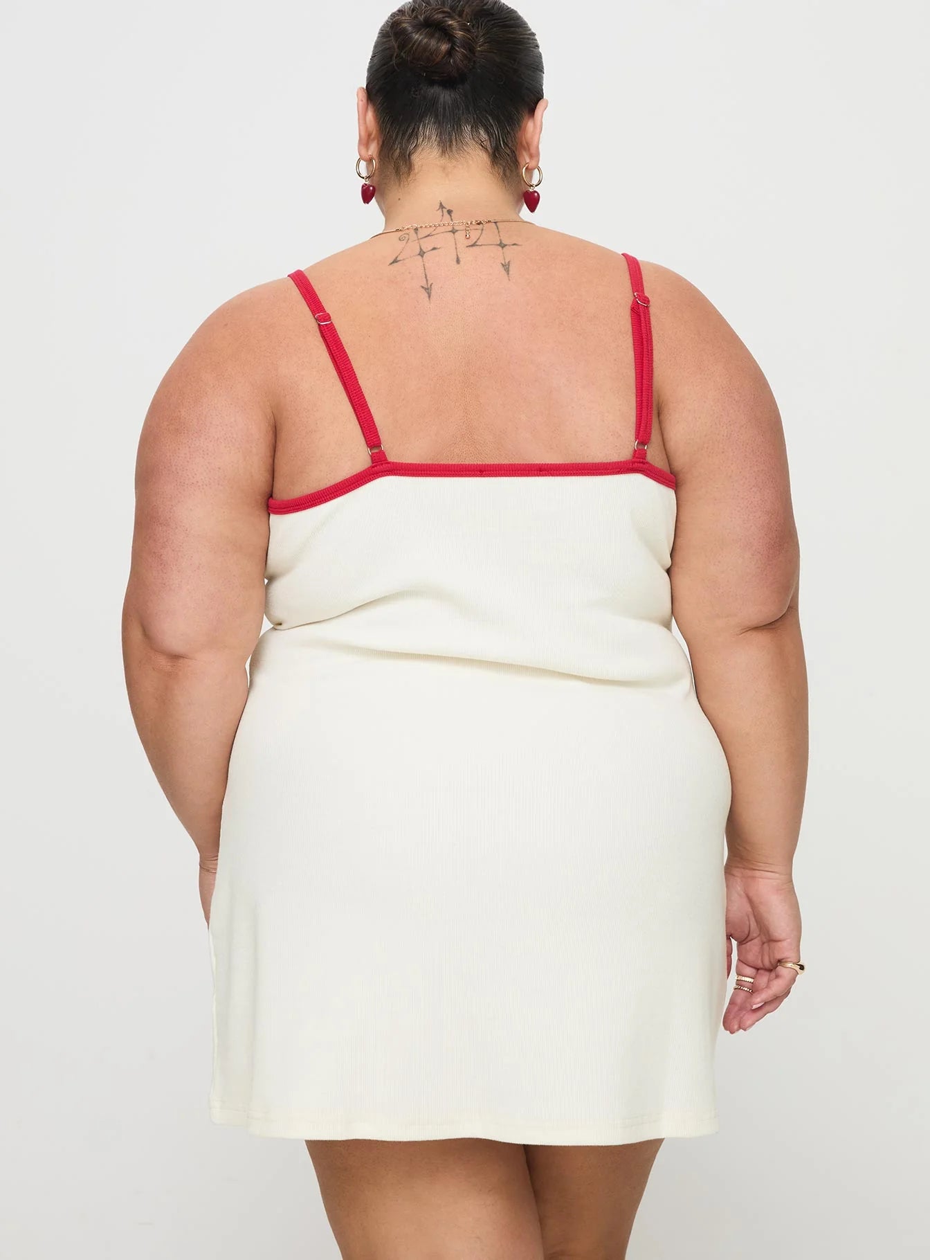 Letters Of Love Rib Sleep Mini Dress Multi Curve