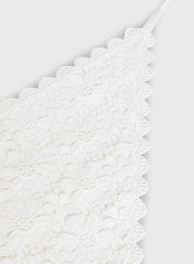 Pinot Lace Hair Scarf White