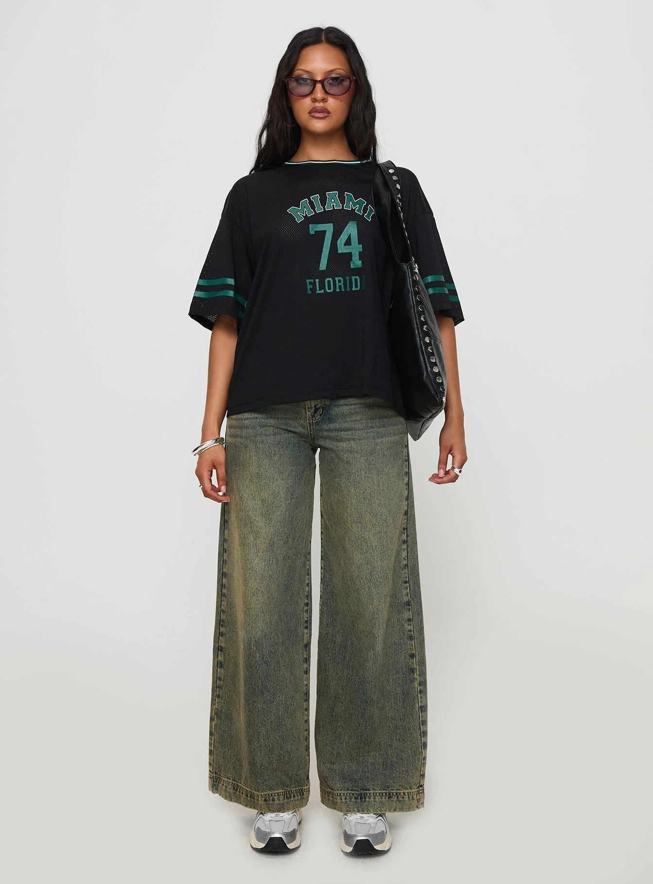 Miami 74 Top Black