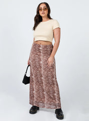 Classic Cropped Tee Beige Petite